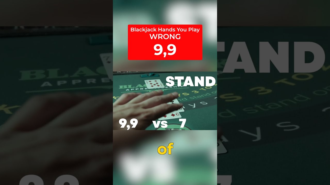 You're Playing A Pair of 9's Wrong #blackjack #cardcounting #gambling #casino