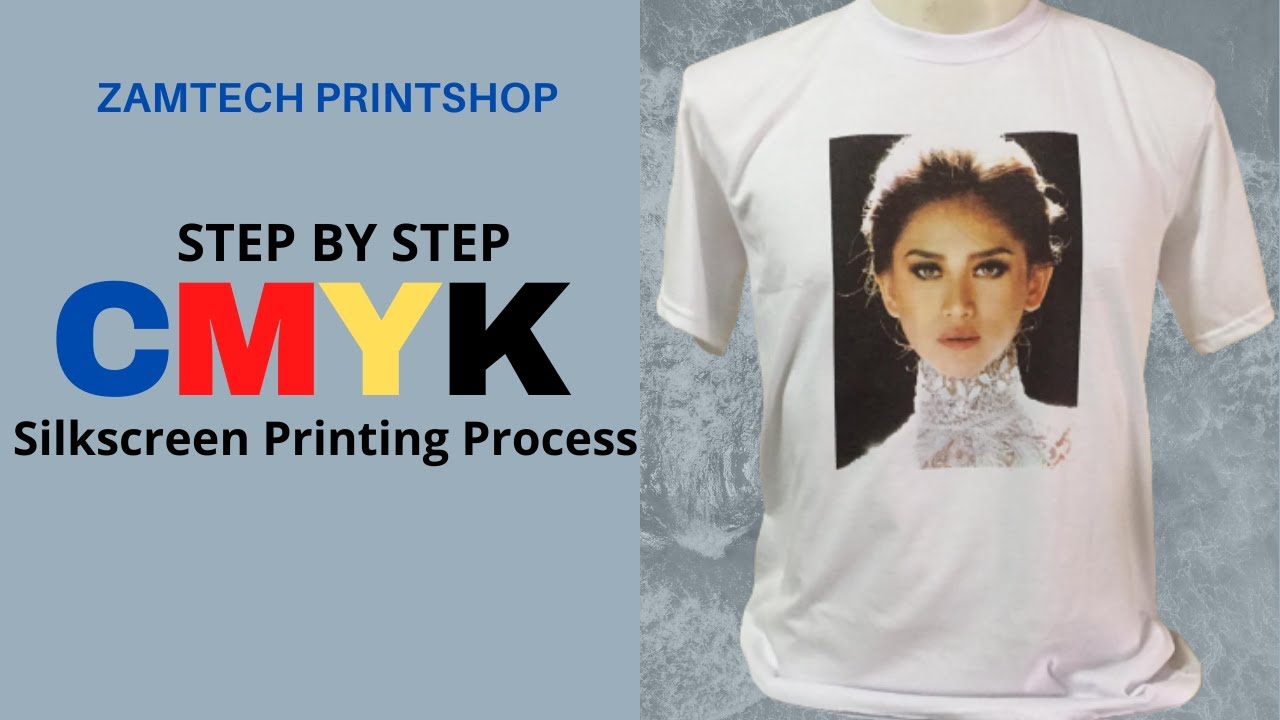 Step by Step CMYK Silkscreen Printing Process