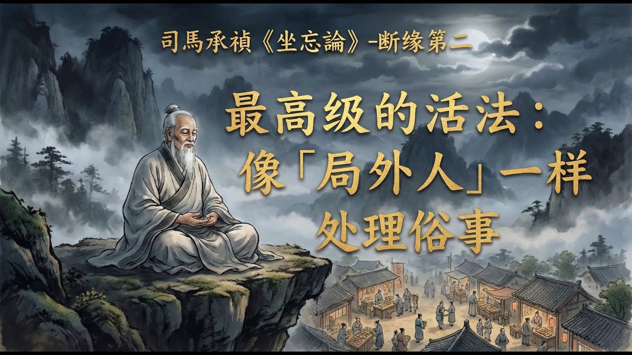 【洞見無界】為什麼你明明沒動卻心好累？《坐忘論》斷緣第二：1000年前的「硬核斷捨離」，教你斬斷4種消耗你的無效社交，終結精神內耗！