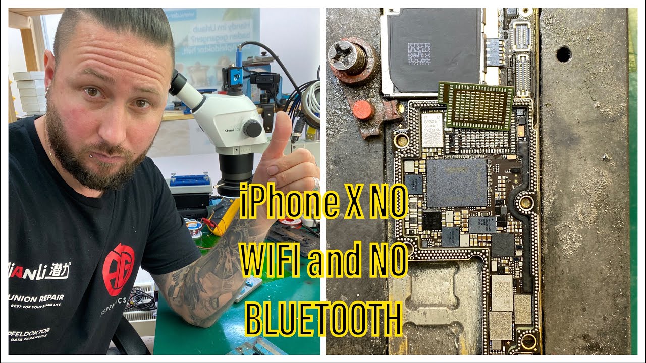 ADVANCED REPAIRS - iPHONE X WITH NO BLUETOOTH - NO WIFI - GREYED OUT - HARD DROP - ICC PRO