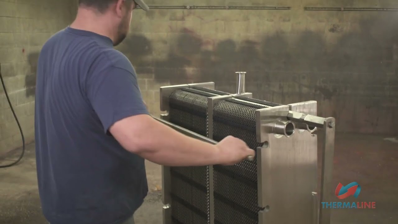 PHE Maintenance pt. 8 - Manually Tightening Heat Exchanger