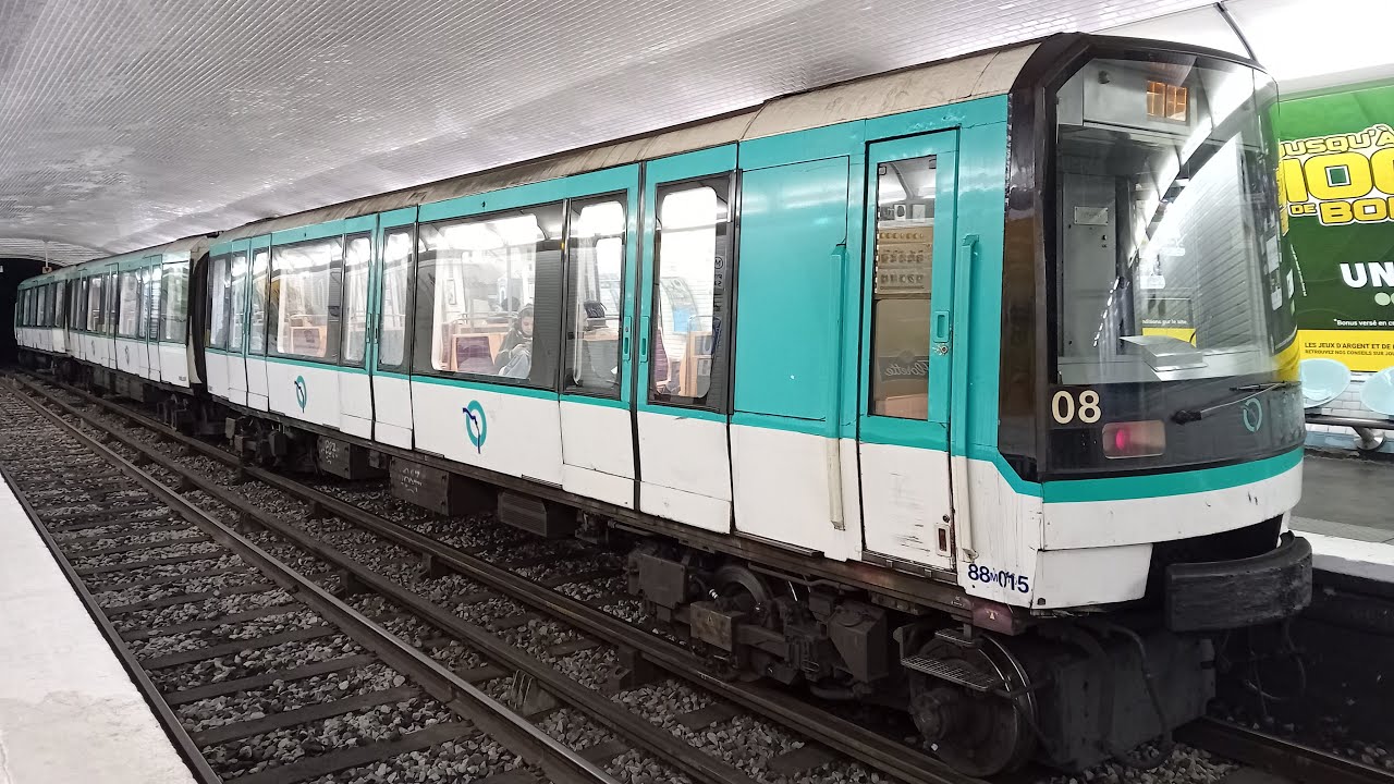 Métro Ligne 7bis🚇MF88 RATP (🔊Annonces sonores) : Louis Blanc🔁Pré-Saint-Gervais + BONUS visite