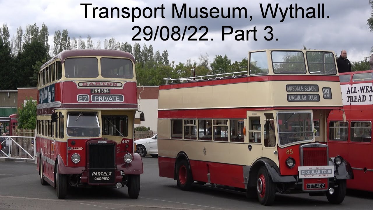 Transport Museum, Wythall, part 3. 29/08/22. Bus reg. numbers listed in description.