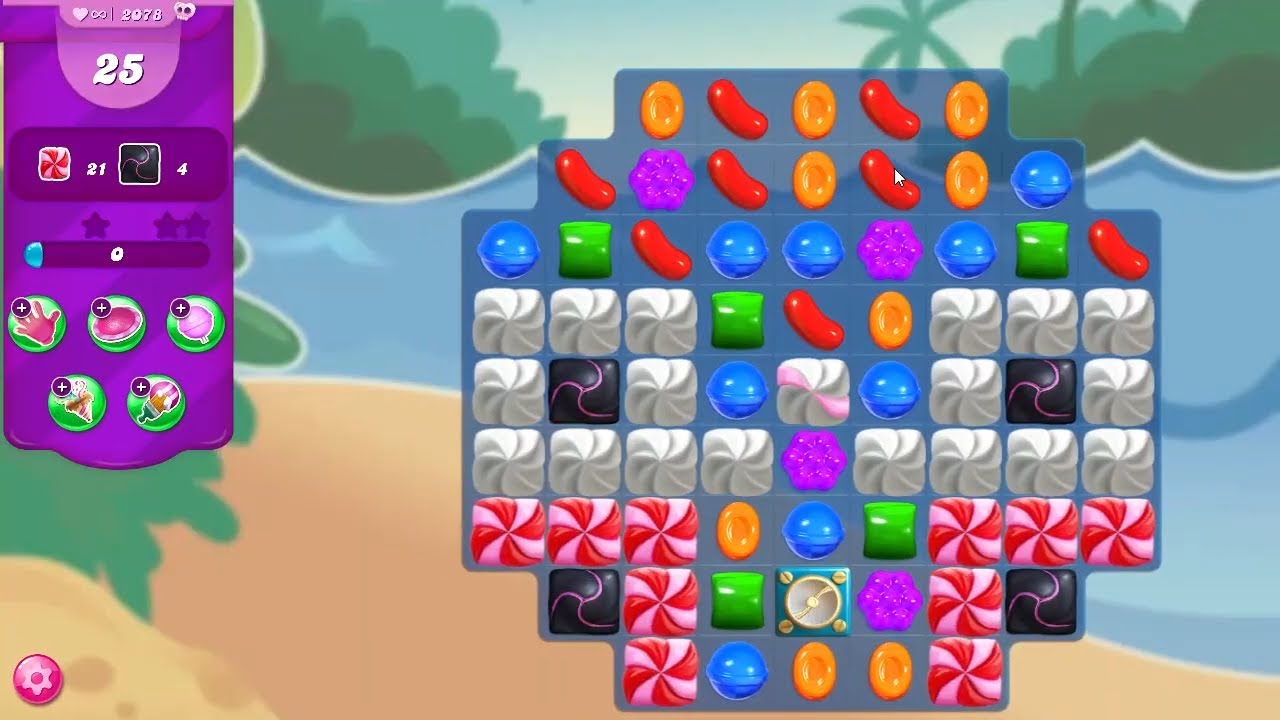 Candy Crush Saga LEVEL 2078 NO BOOSTERS (new)