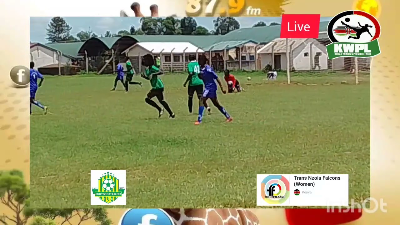 Mwanaspoti ,Bunyore starlets vs Trans nzoia  halftime 2:0.  goal on 27min and 34min15October 2023