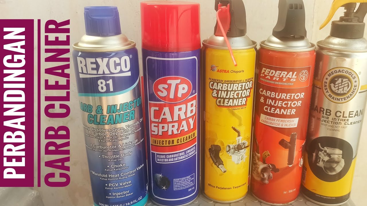 📺 Carb Cleaner terbaik | Rexco 81 STP Aspira Astra Otopart Federal Megacool Carburetor Injection
