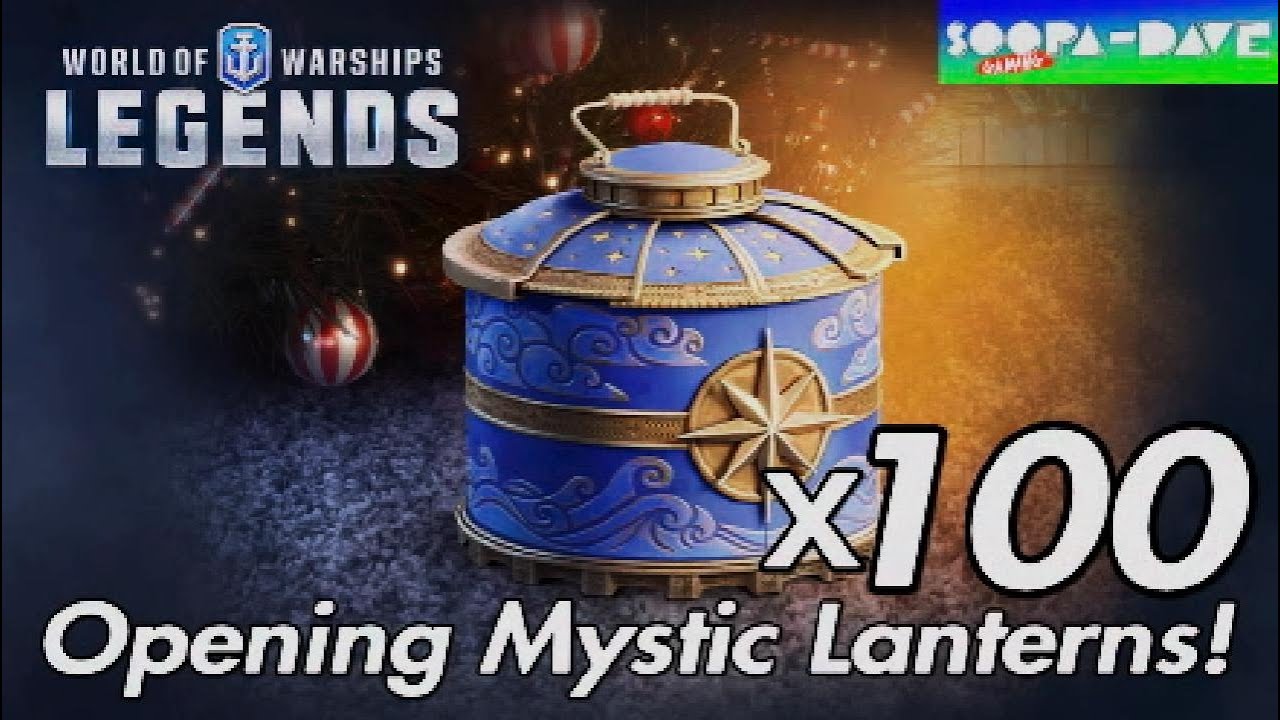 Opening Mystic Lanterns Crates World Of Warships Legends