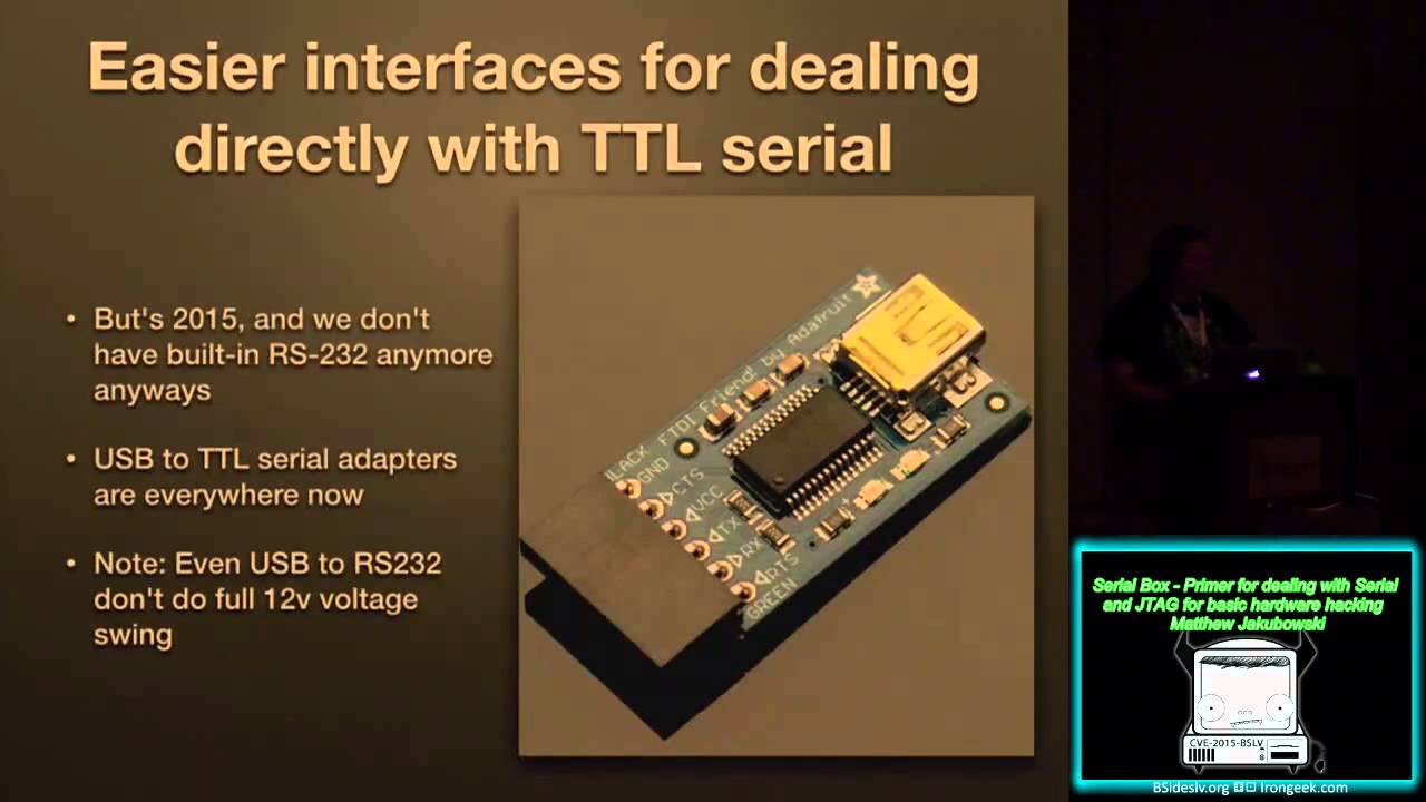 PG23 Serial Box Primer for dealing with Serial and JTAG for basic hardware hacking Matthew Jakubowsk