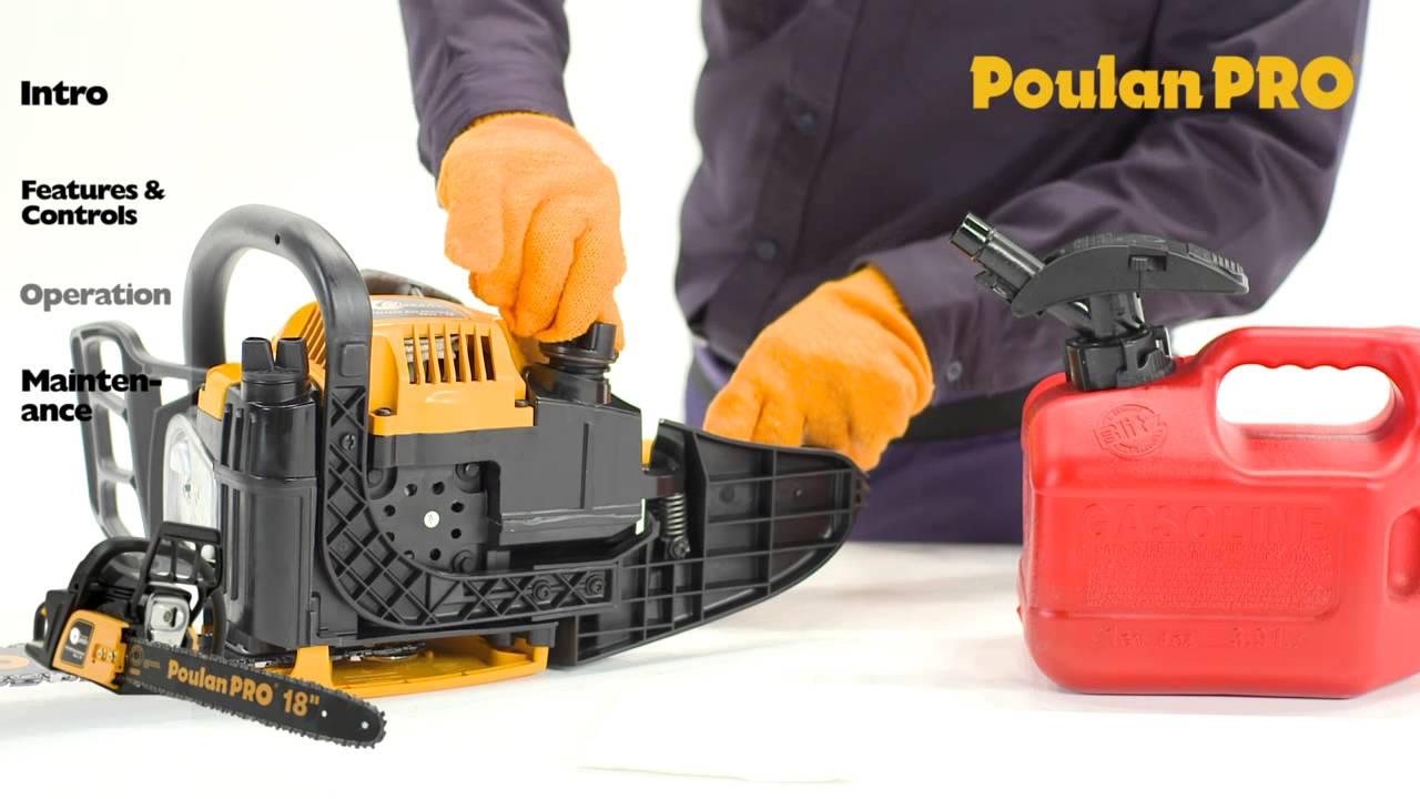 Poulan Pro - Chainsaw Operation
