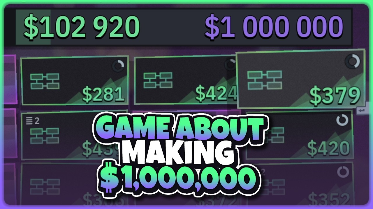 A Game All About Making $1,000,000! | The First Million