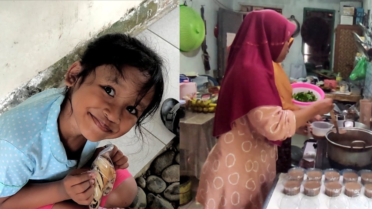 VLOG DI PAGI HARI , LANJUT BANTUIN IBU MERTUA BUAT PUDING COKLAT