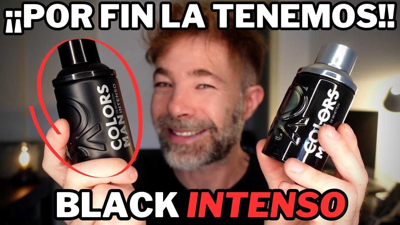 PERFUME BENETTON COLORS MAN BLACK INTENSO 🖤