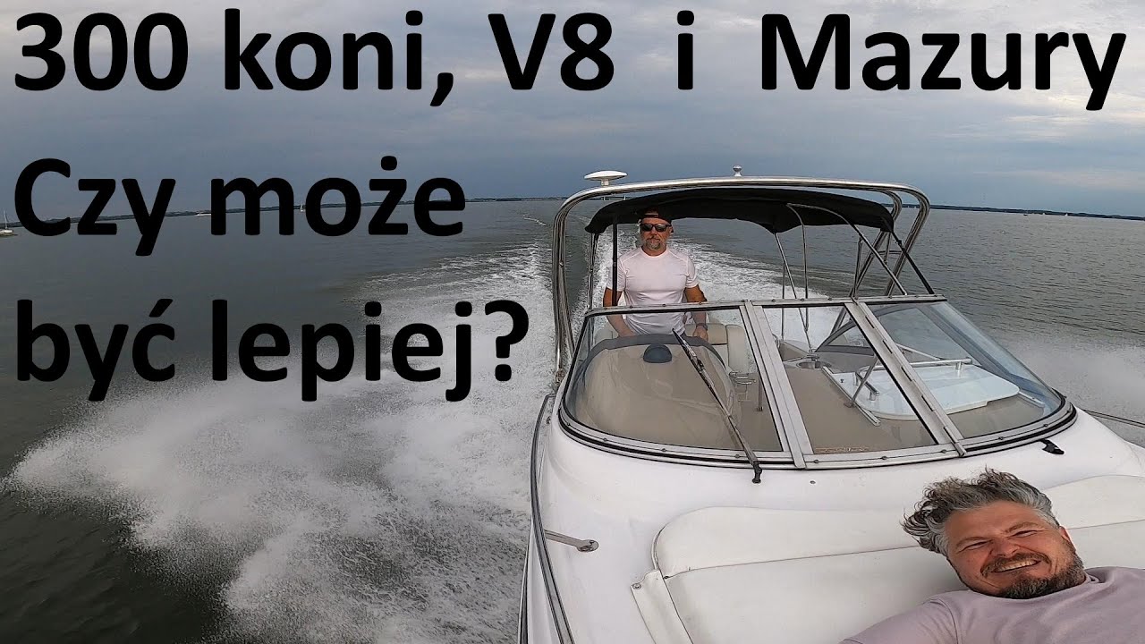 Testuję jacht motorowy Four Winns V258 z potężnym silnikiem V8 5.7 300KM!