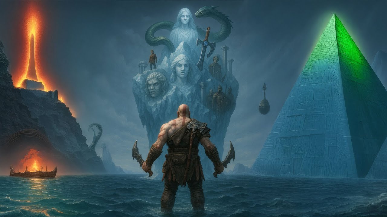 Огромный Айсберг по God of War