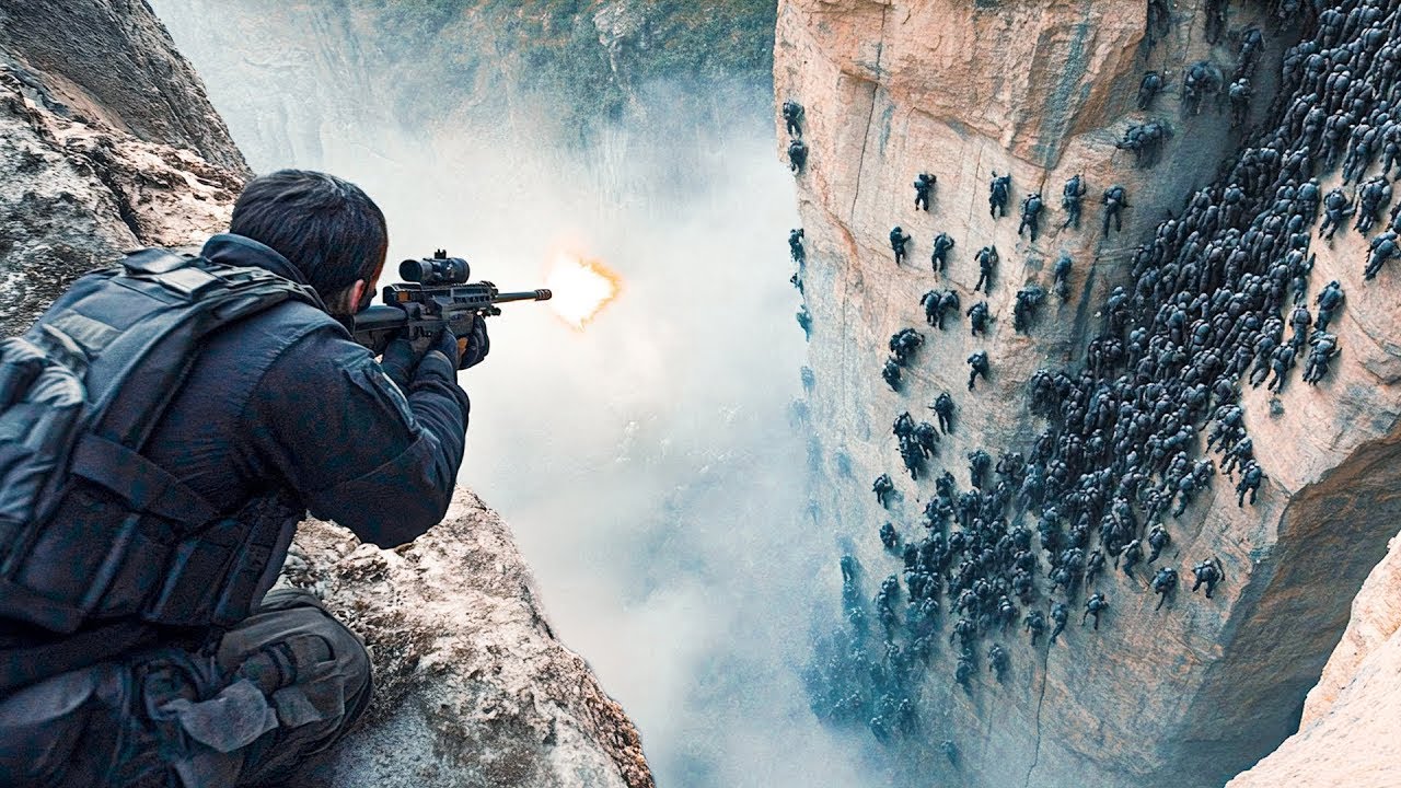 Due cecchini sorvegliano una profonda gola, in fondo alla quale dimorano mostri sconosciuti