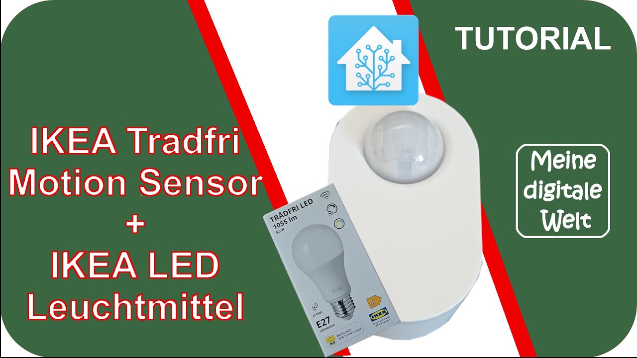 Du möchtest deine IKEA Tradfri Motion Sensor und Leuchtmittel in Home Assistant integrieren?