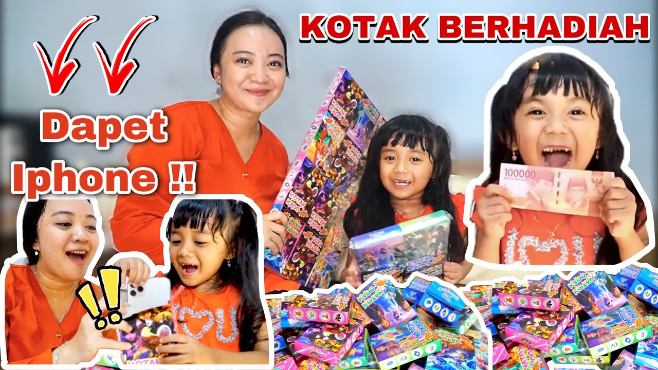 KOTAK KADO BERHADIAH BORONG SEMUA SAMPAI KOSONG ❗ SAMANTHA DAPET IPHONE 😱