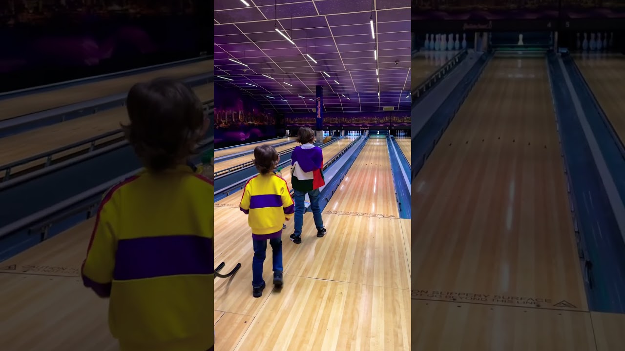 Bowling With Kids I got Them All #babybrother #kids #kidsactivities