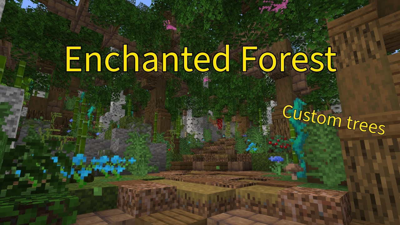 How I Made an Enchanted Forest in Minecraft!