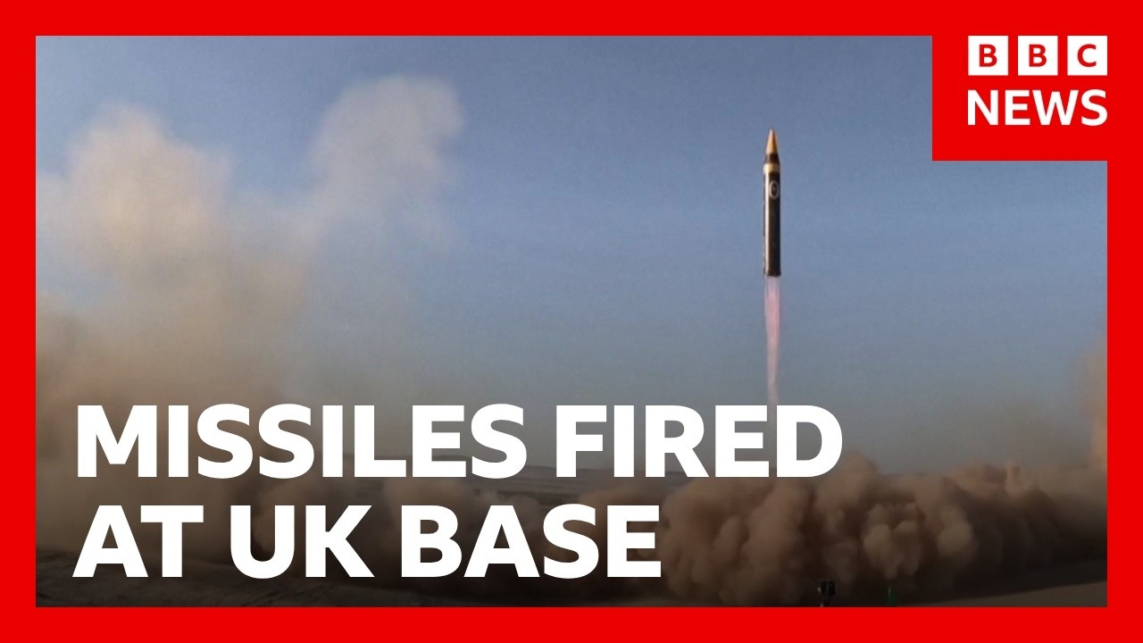 Iran lanceert ballistische raketten op cruciale Brits-Amerikaanse basis | BBC Nieuws