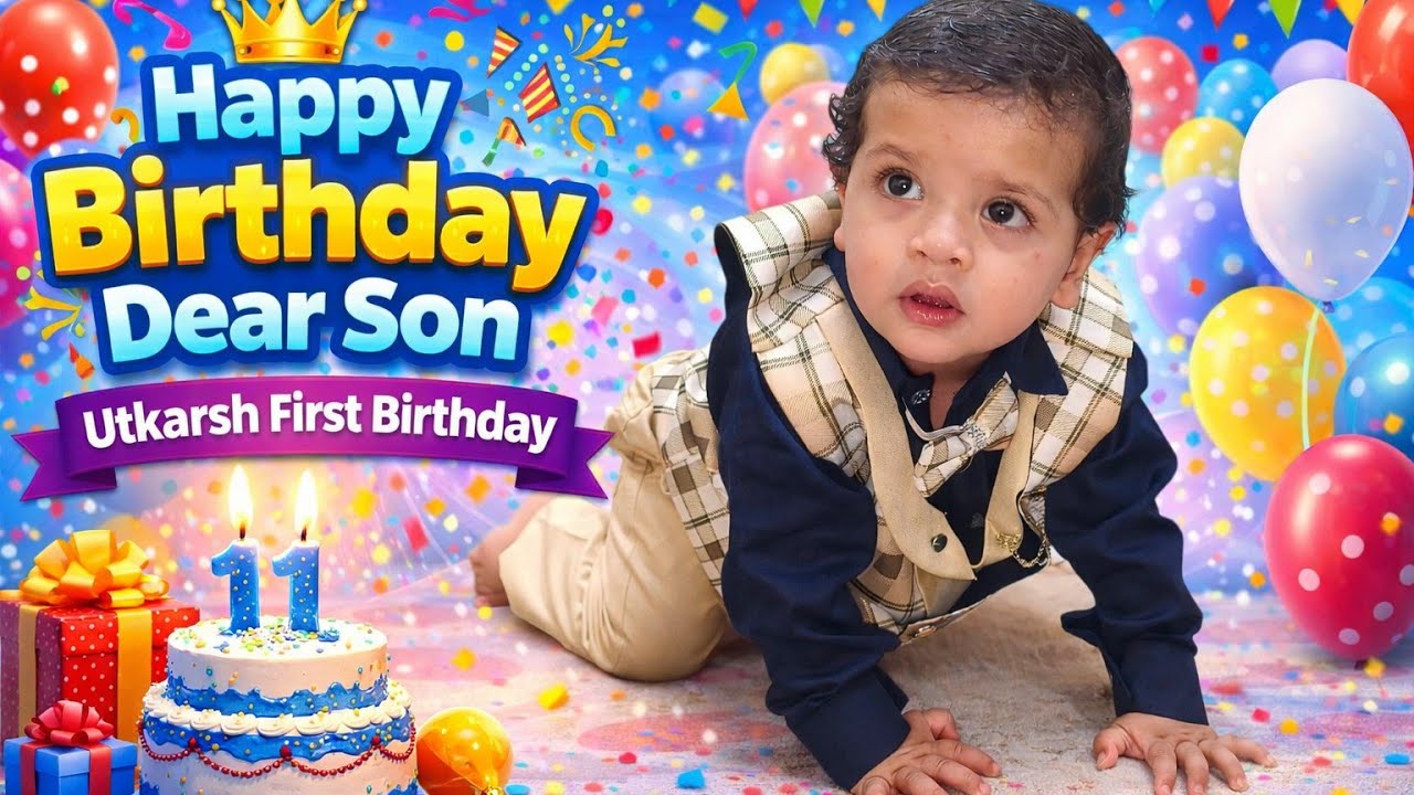 My First Birthday | Utkarsh First Birthday 