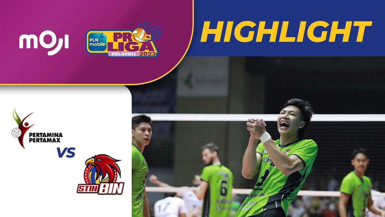 Jakarta Pertamina Pertamax VS Jakarta STIN BIN (2-3) | Highlight PLN Mobile Proliga 2023