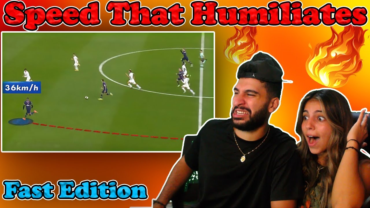 Americans React To When the players HUMILIATE the opponent with their SPEED! (Football Edition)