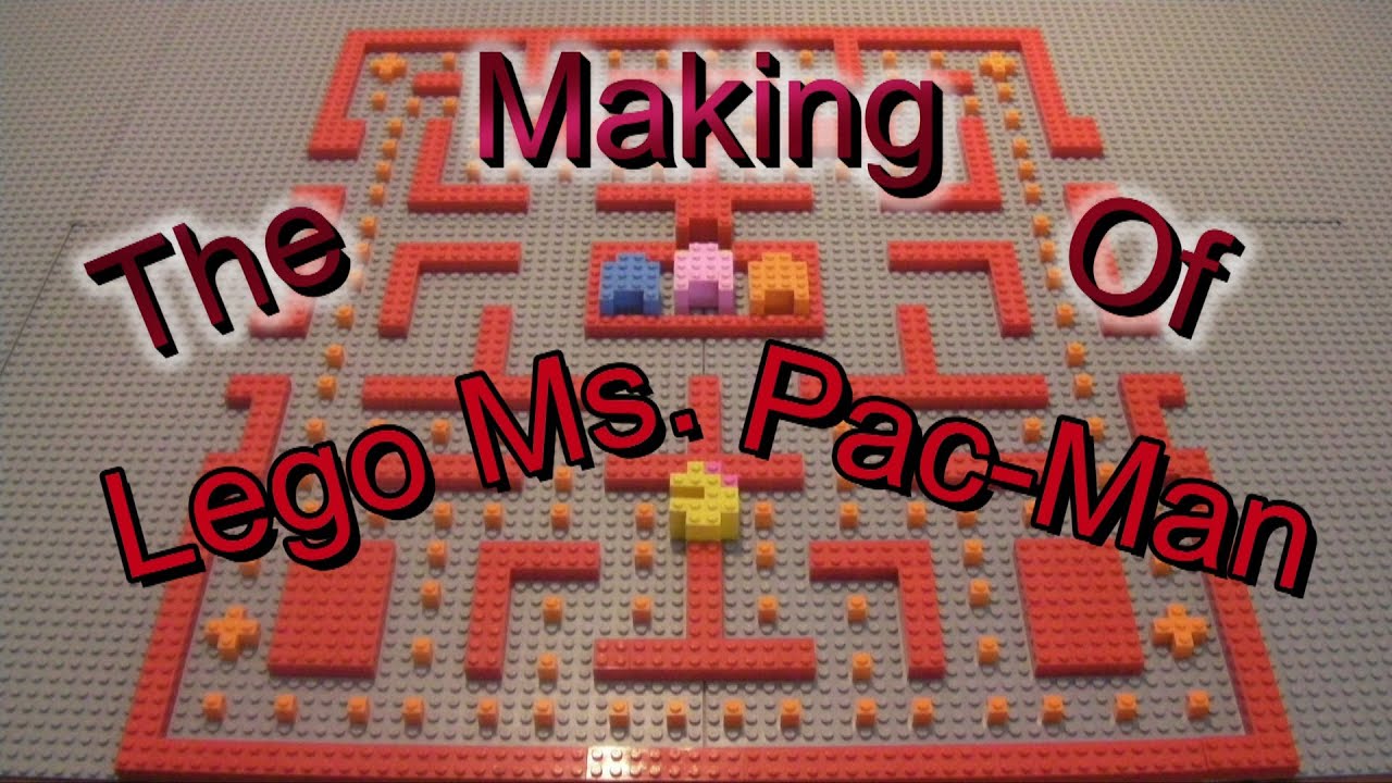 The Making of Lego Ms. Pac-Man Game!