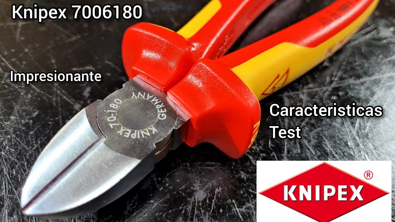 Alicate de electricista knipex 7006180 . germany diagonal cutters