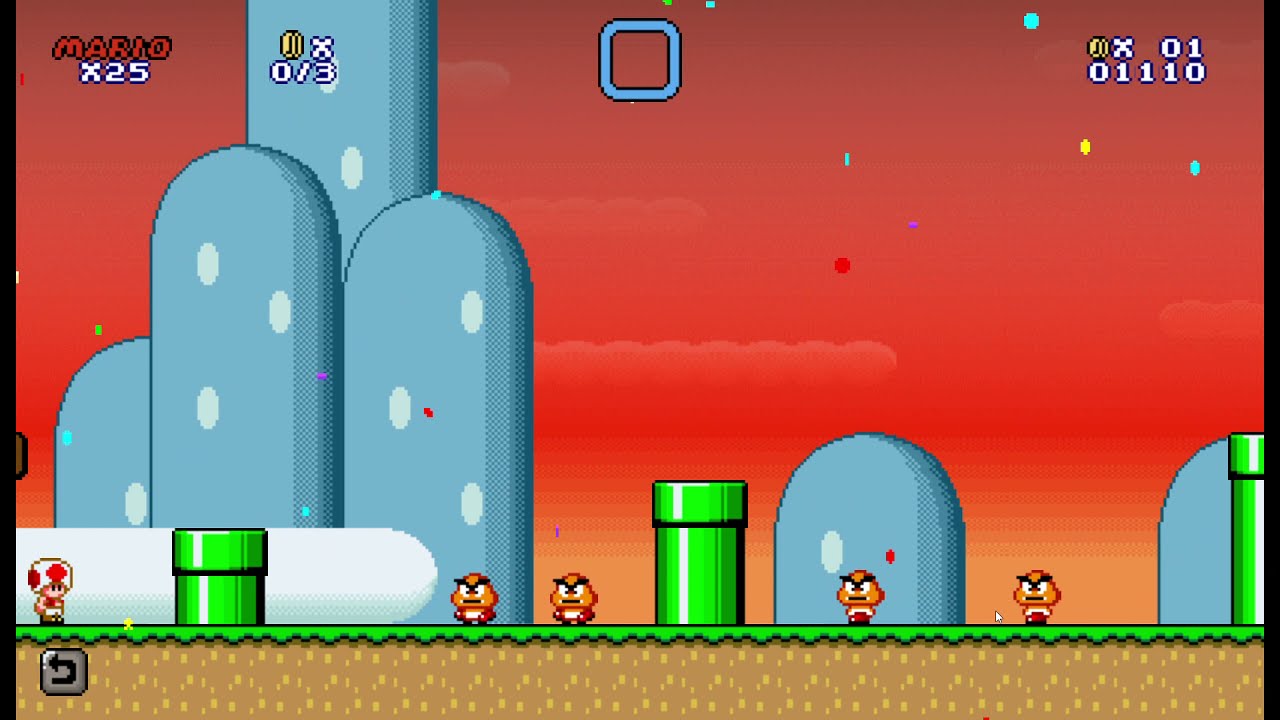 Super Mario Construct: Playthrough of My First Level Revamped By Me