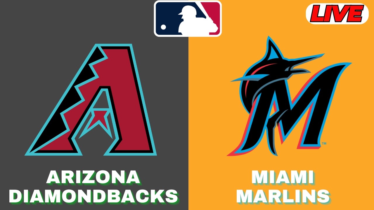 🔴LIVE : Arizona Diamondbacks Vs Miami Marlins | MLB 2026 | MLB Live Baseball Score