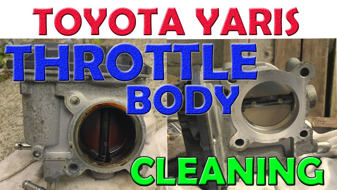 TOYOTA YARIS 2010 THROTTLE BODY CLEANING
