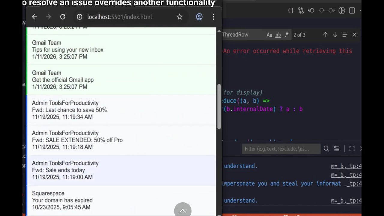 Using AI to resolve an issue overrides another functionality