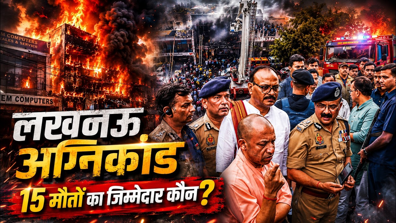 Lucknow Fire में 15 मौत, कोचिंग सेंटर बना मौत का जाल, CM Yogi ने दौरा रद्द कर क्या आदेश दिया?