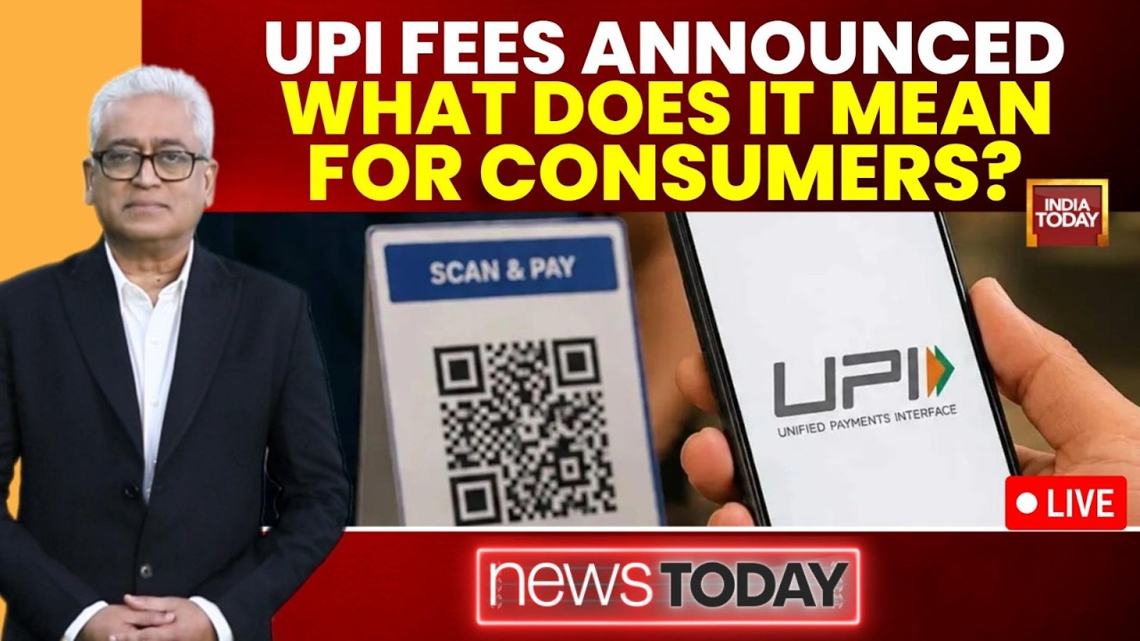 Rajdeep Sardesai LIVE: UPI Fees Announced | Will Merchants Pass It On To Consumers? | NewsToday