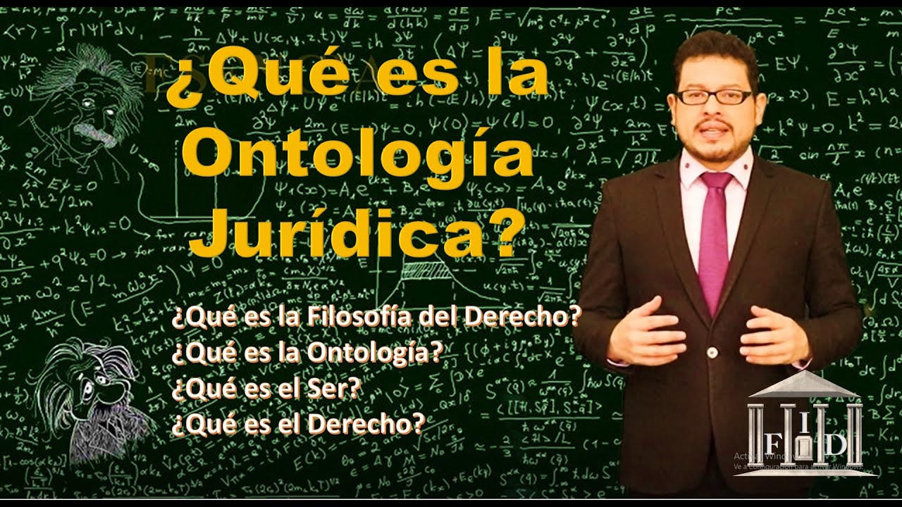 Ontología jurídica #fide: #filosofia #investigación #derecho #ontologia #esencia #existencia