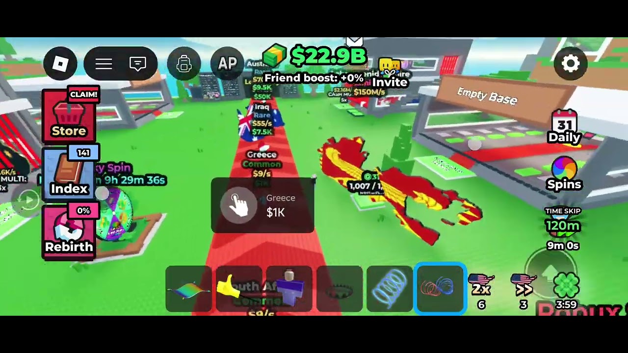Playing Steal A Country