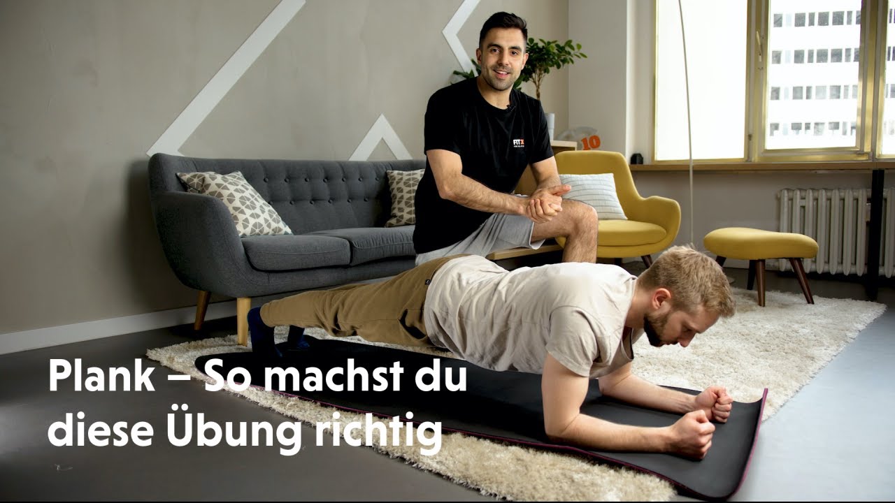 Plank - So machst du diese &Uuml;bung richtig