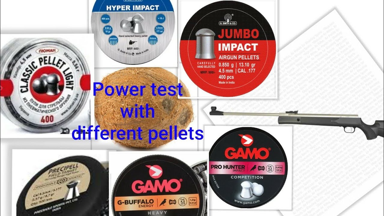 Power test of nx200 athena air rifle with different pellets. (comparison  between pellets)