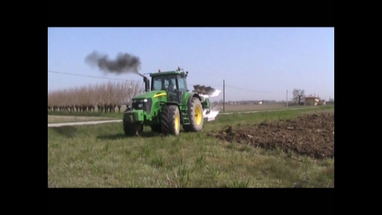 John Deere 7820 Plowing/ Aratura *HD* Baiuter