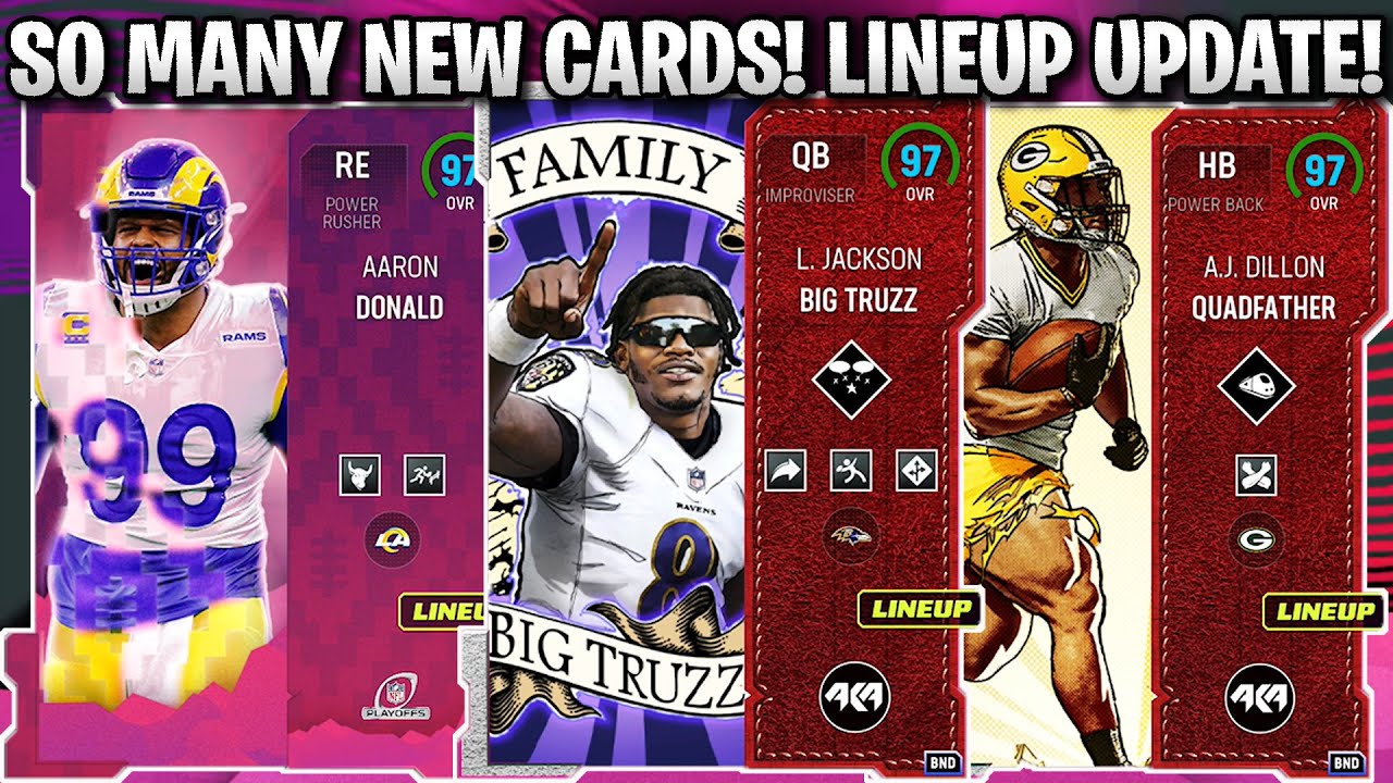 SO MANY NEW CARDS! LINEUP UPDATE WITH OVERPOWERED CARDS! | MADDEN 23 ULTIMATE TEAM