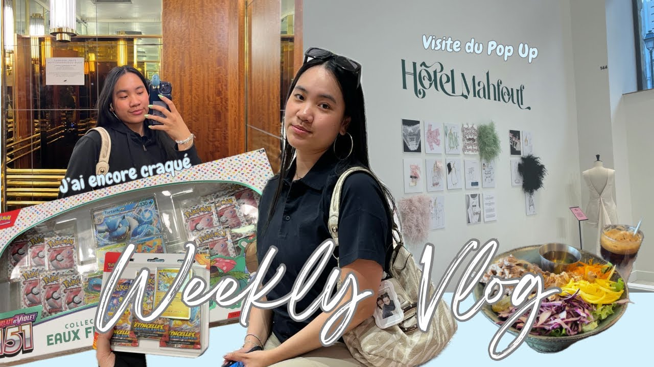 Weekly vlog | J'ai encore acheté des cartes Pokémon.. Et bon nouvel an TLC ~