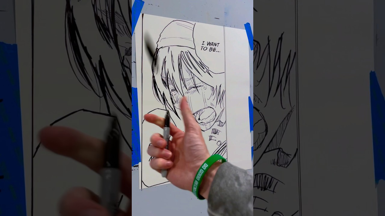 #jujutsukaisenseason2 #manga redraw with sharpie