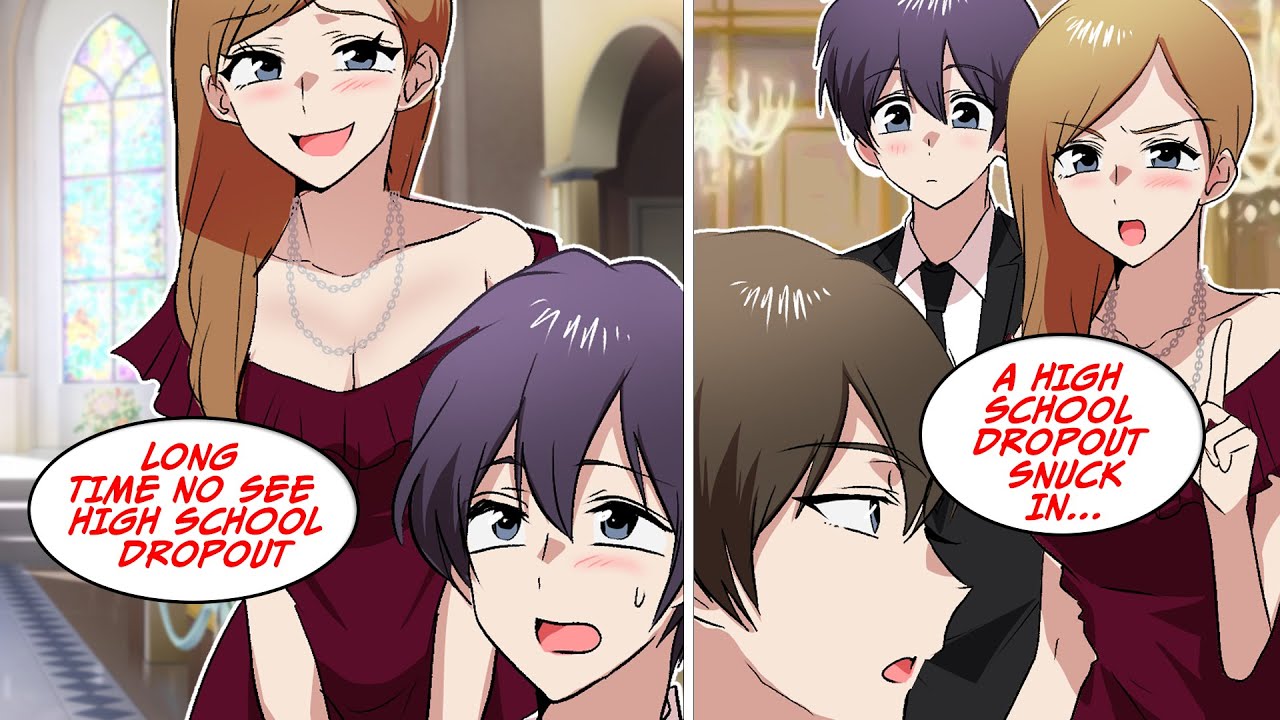 【RomCom】My former classmate started making fun of me at the CEO's wedding party…【Manga Dub】