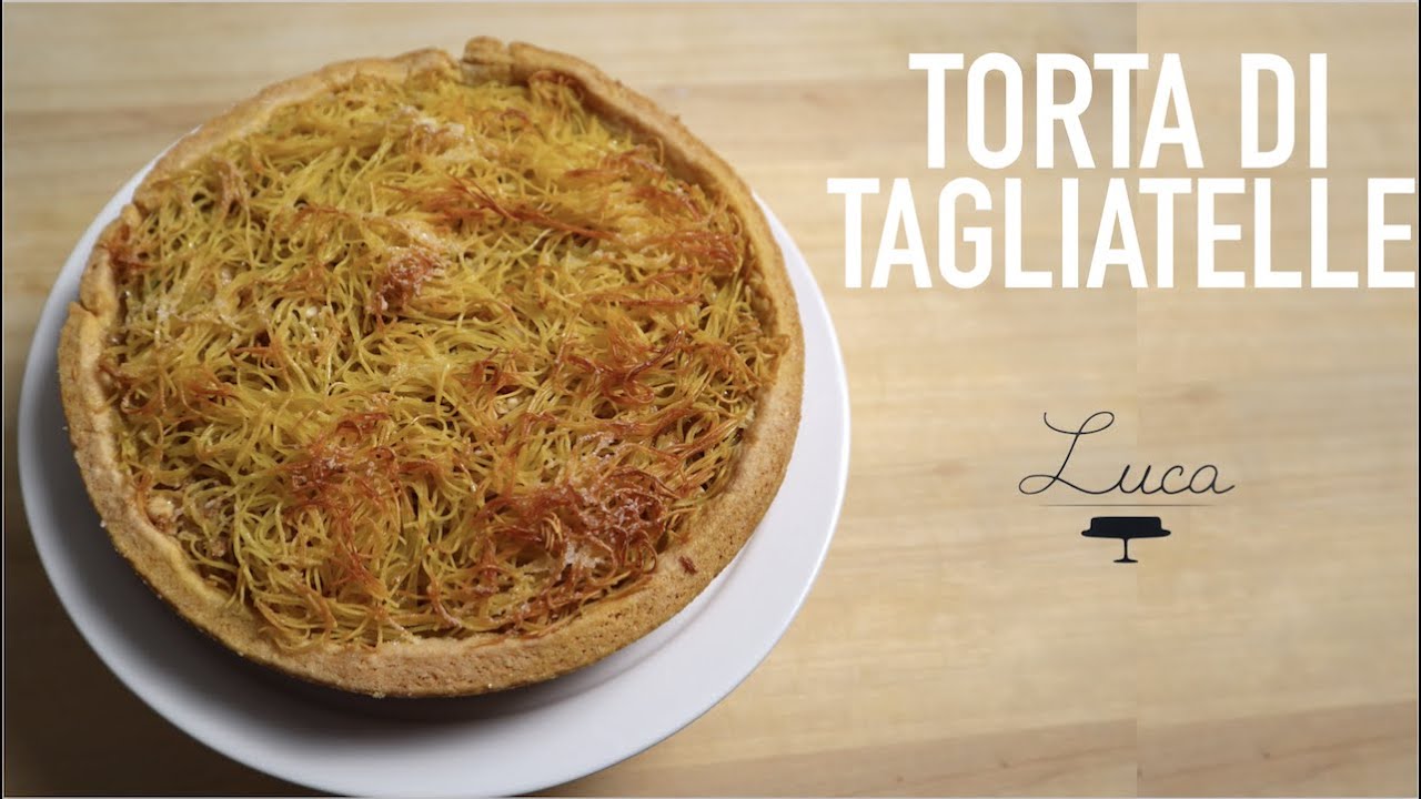 TORTA DI TAGLIATELLE tradizionale ,con base di pasta frolla