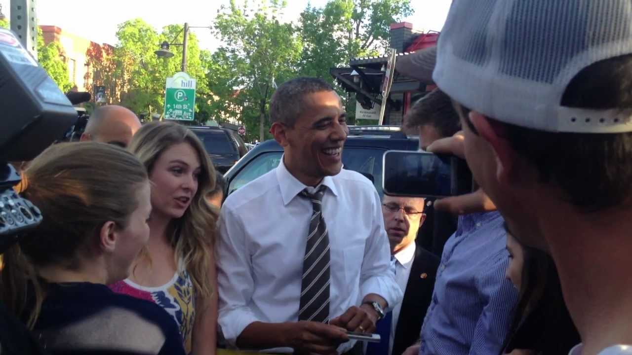Girl spills Yogurt on President Obama ~ visits The Sink, Drives Sphero