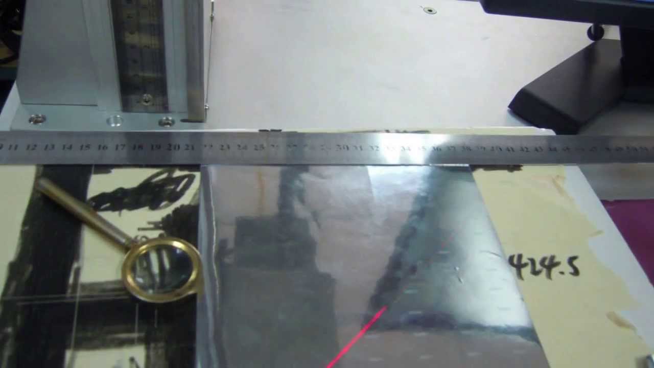SFD-10 fiber laser marker works on silver paper working demo