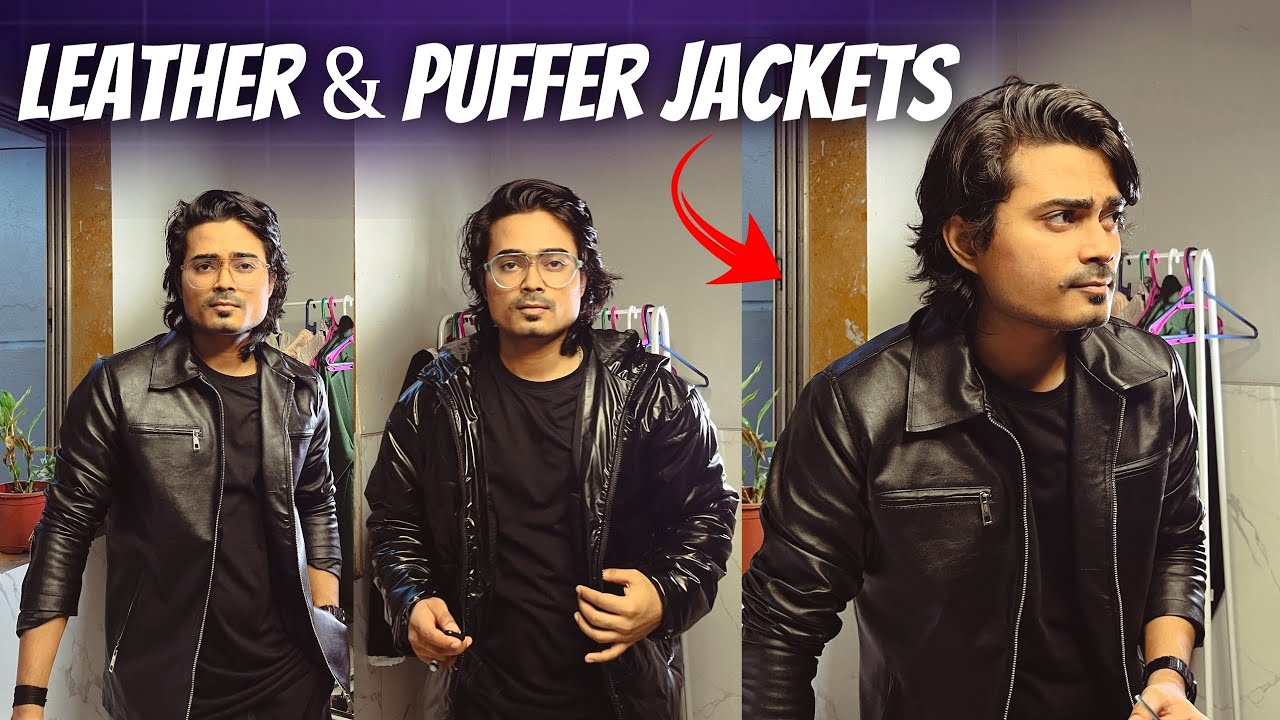 Leather vs Puffer Jackets : I’m Surprised by the Quality 🔥