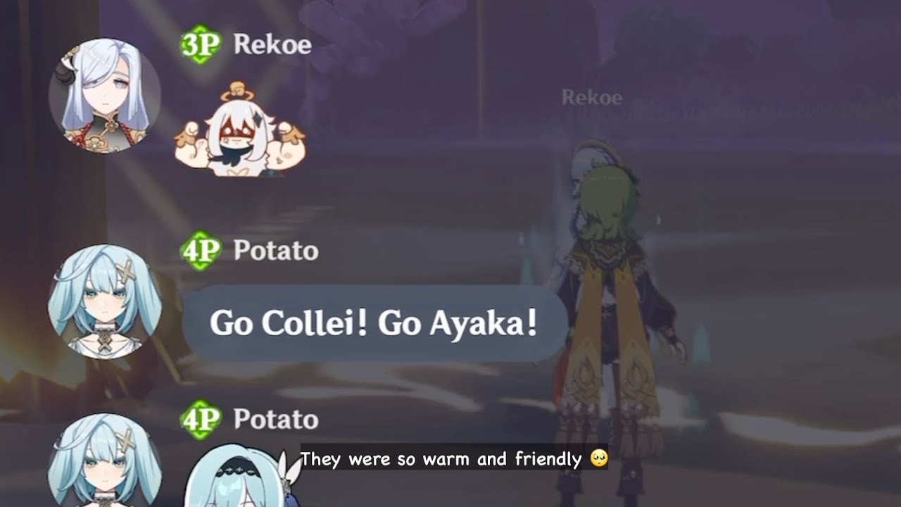 When you met Wholesome players in random co op