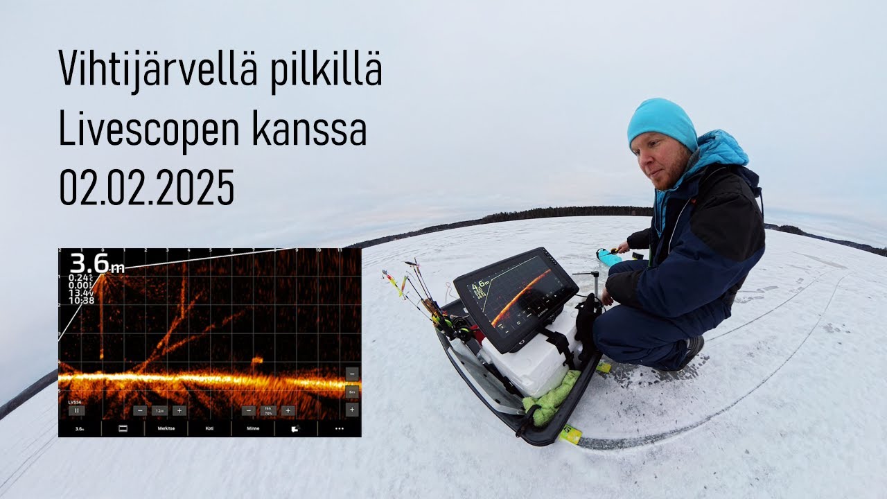 Vihtijärvellä pilkillä 02.02.2025